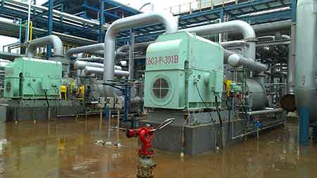 肯富来开云游戏平台机组在海南炼化常减压项目使用现场