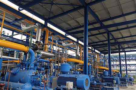 肯富来开云游戏平台机组在重庆华峰聚酰胺有限公司己二腈项目使用现场