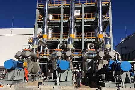 肯富来开云游戏平台机组在南美某地热发电厂使用现场